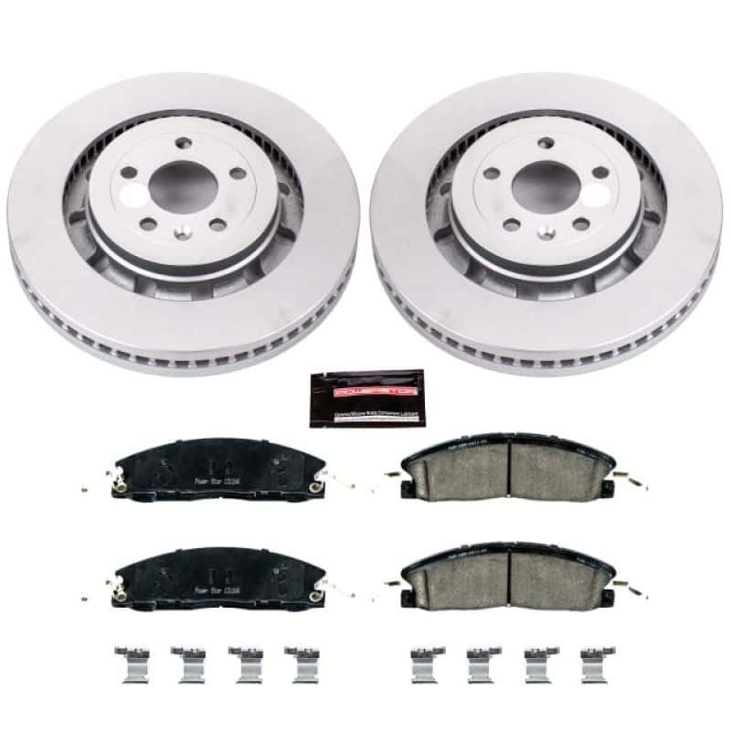 PowerStop — Power Stop 13-19 Ford Explorer Front Z17 Evolution Geomet Coated Brake Kit - view 1