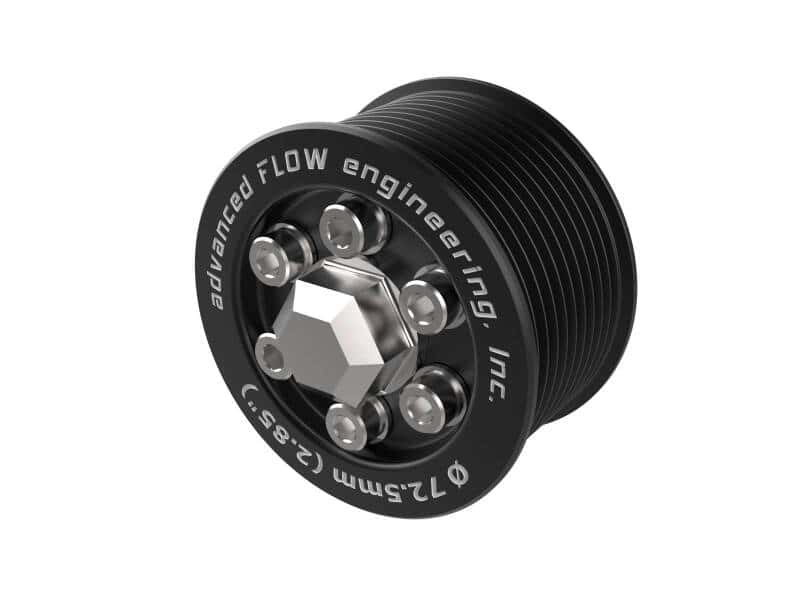 aFe — aFe 15-23 Dodge Challenger / 15-23 Dodge Charger SRT Hellcat 2.85in Supercharger Power Pulley Kit
Billet Power Pulley - view 1
