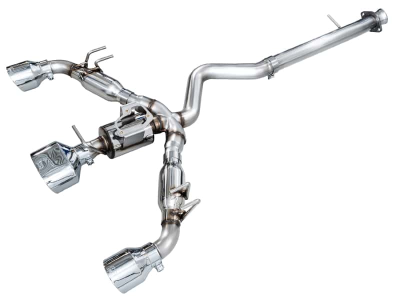 AWE Tuning — AWE 23-24 Toyota GR Corolla Track Edition Catback Exhaust - Chrome Silver Tips
Track Catback - view 1