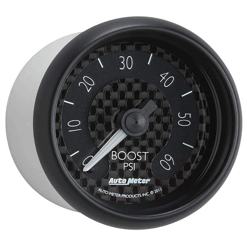 AutoMeter — Autometer GT Series 52mm Mechanical 0-60 psi Boost Gauge
2-1/16" BOOST, 0-60 - view 5