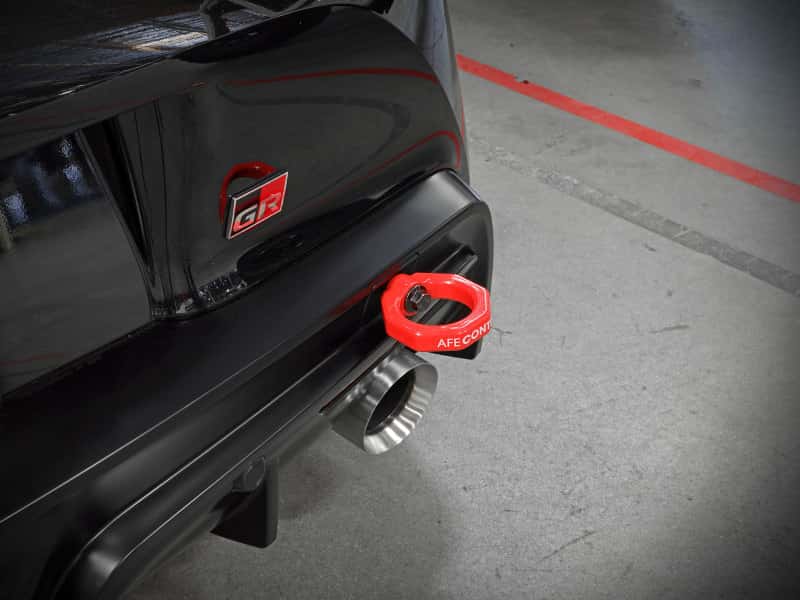 aFe — aFe Control Rear Tow Hook Red 20-21 Toyota GR Supra (A90)
Rear Tow Hook - view 7