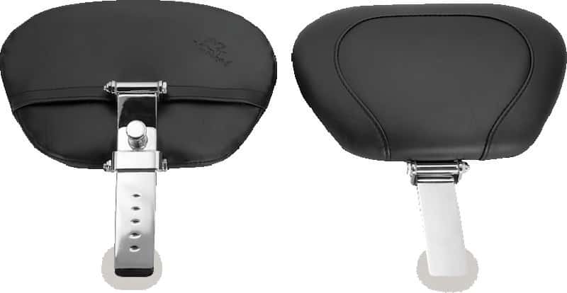 Mustang Motorcycle — Mustang 11-19 Kawasaki Vulcan 1700, Vaquero Passenger Backrest - Black - view 2