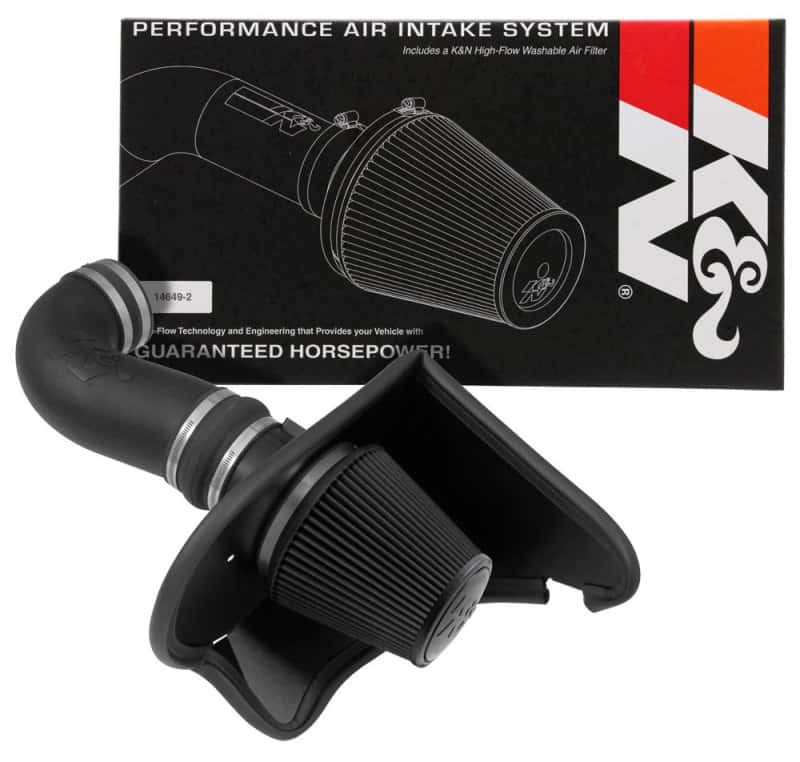 K&N Engineering — K&N 16-23 Chevrolet Camaro SS 6.2L V8 F/I DRYFLOW Performance Air Intake System
Air Intake System - view 7