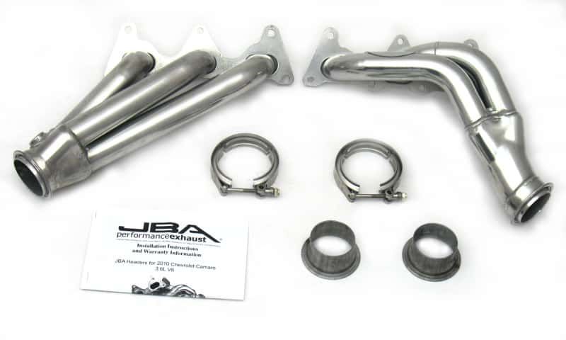 JBA — JBA 10-11 Camaro 3.6L V6 1-5/8in Primary Silver Ctd Cat4Ward Header
Exhaust Header - view 1