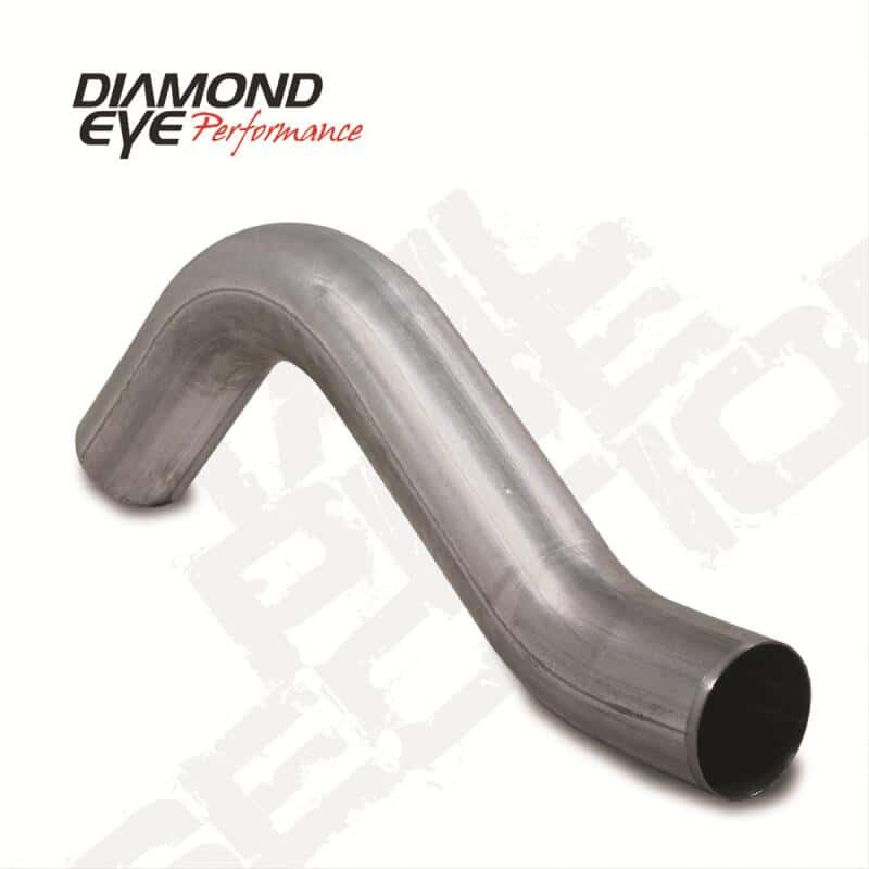 Diamond Eye Performance — Diamond Eye Tail Pipe 4in 1ST SEC TURBO/CB SGL SS 7 3L F250/350 94-03 5 6 0L F250/350 03-07
TP1; 4in.; SS: FRD - view 1