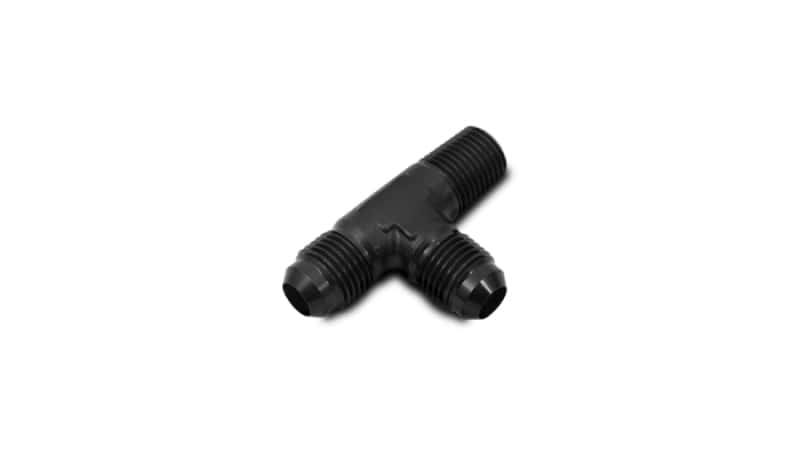 Vibrant — Vibrant -4AN x 1/8in NPT Flare to Pipe On Run Tee Adapter Fitting - Aluminum
4AN1/2"NPTOnRunTAdpt
-4AN1/2"PipeOnRunTee
AN Fitting - view 3