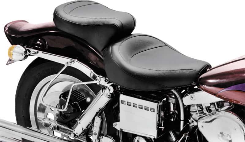 Mustang Motorcycle — Mustang 05-21 Honda VT750 Aero Tank Bib w/Studs - Black - view 2
