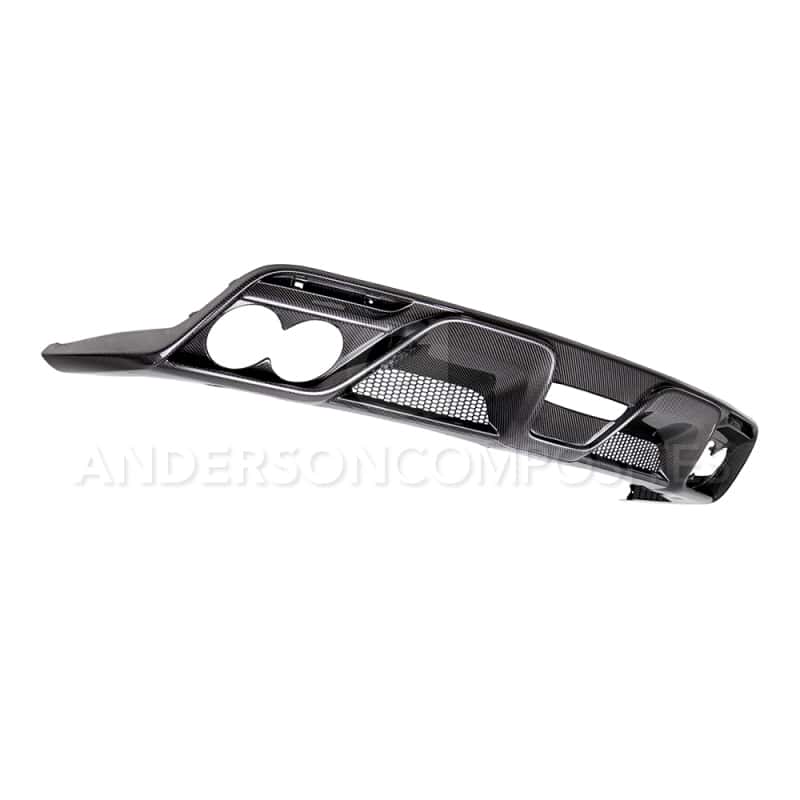 Anderson Composites — Anderson Composites 15-17 Ford Shelby GT350 Rear Diffuser - view 1
