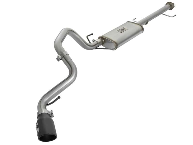 aFe — aFe MACH Force Xp 2.5in SS Cat-Back Single Side Exit Exhaust w/Black Tips 07-14 Toyota FJ Cruiser
Cat-Back Exhaust - view 1