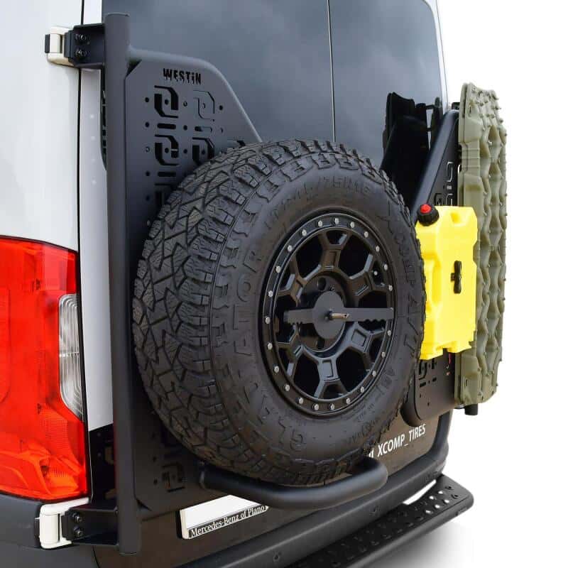 Westin — Westin 19-24 Mercedes-Benz Sprinter Accessory Carrier For XTS - Rear Driver Side - Textured Black
Driver Carrier - view 9