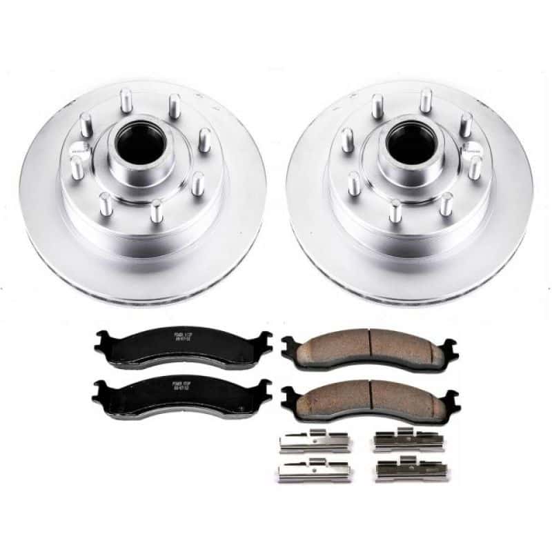 PowerStop — Power Stop 99-07 Ford E-350 Super Duty Front Z17 Coated Brake Kit - view 1