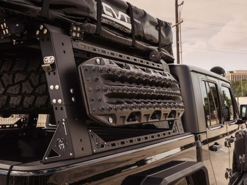 Road Armor — Road Armor Universal 5ft Bed TRECK Adj Bed Rack - Tex Blk (w/o Brackets) - view 12