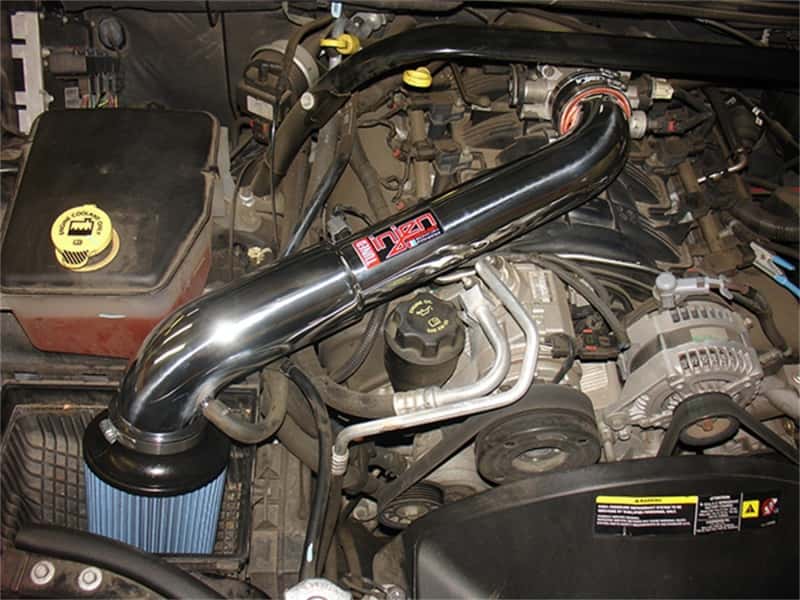 Injen — Injen 05-07 Jeep Grand Cherokee WK 4.7L V8 Wrinkle Black Tuned Air Intake w/ MR Tech
Short Ram Intake
Air Intake Kit - view 4