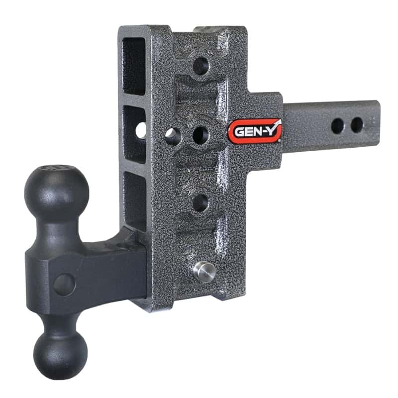 GEN-Y Hitch — Gen-Y Mega Duty 2in Shank 5in Offset Drop 2K TW 16K Hitch w/GH-051 Dual-Ball
Drop Hitch - view 3