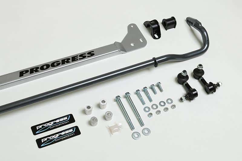 Progress Technology — Progress Tech 96-00 Honda Civic Rear Sway Bar (22mm - Adjustable) Incl Bar Brace and Adj End Links
Progress Sway Bar - view 6
