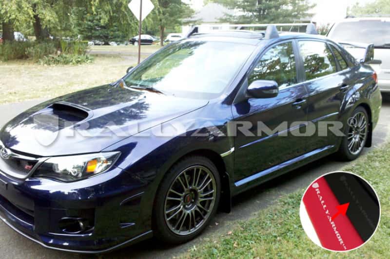 Rally Armor — Rally Armor 11-14 Subaru WRX/STI (Sedan Only) Black UR Mud Flap w/Grey Logo
Mud Flap - view 2