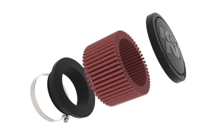 K&N Engineering — K&N Universal Clamp-On Air Filter 2.25in Flange ID 3.5in OD 2in Height
Clamp-on Air Filter - view 3