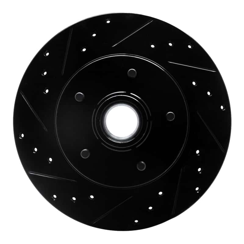 R1 Concepts — R1 91-96 Buick COMMERCIAL CHASSIS Front Left Drilled & Slotted Black Brake Rotor
R1 Brake Rotor Drill - view 1