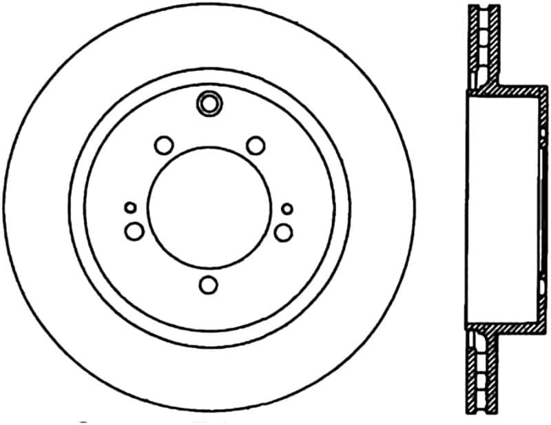 Stoptech — StopTech Slotted & Drilled Sport Brake Rotor
Slot/Drill Rotor - view 1