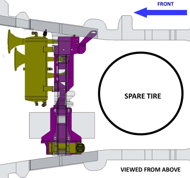 Kleinn Air Horns — Kleinn 07-21 Toyota Tundra Onboard Air System w/ Model 730 Horns
Horn Kit - view 3