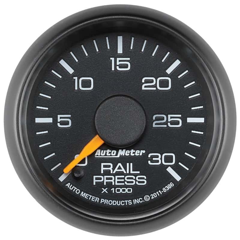 AutoMeter — Autometer Factory Match 52.4mm Digital Stepper Motor 0-30,000 PSI Diesel Fuel Rail Pressure Gauge
2" RAIL PRESS, 0-30K - view 1