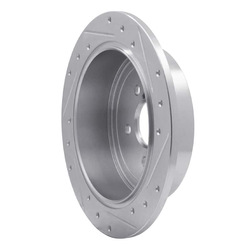 R1 Concepts — R1 08-15 Subaru Impreza Rear Left Drilled & Slotted Silver Brake Rotor
R1 Brake Rotor Drill - view 4