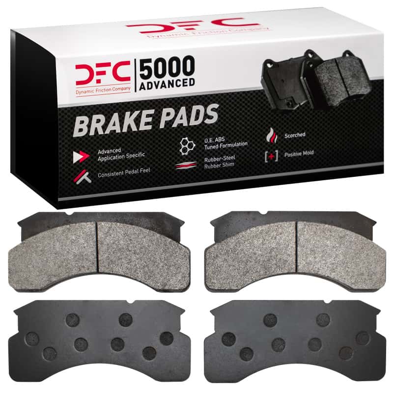 DFC — DFC 83-99 Ford FT800 Conventional (w/Front Disc Brakes) Front 5000 Advanced Semi Metallic Brake Pads
DFC Brake Pad Set - view 1