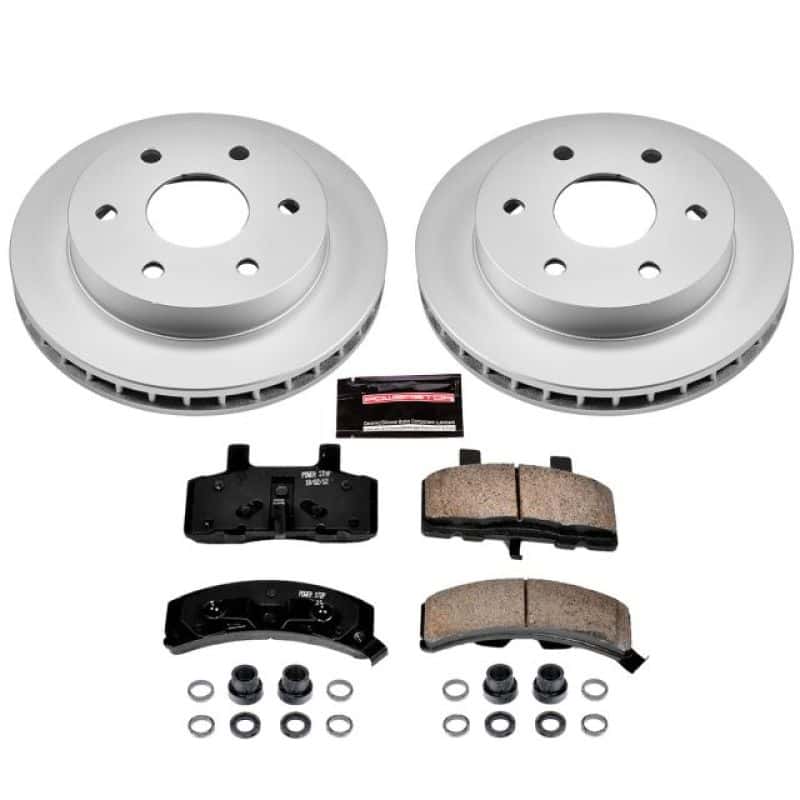 PowerStop — Power Stop 99-00 Cadillac Escalade Front Z17 Evolution Geomet Coated Brake Kit - view 1