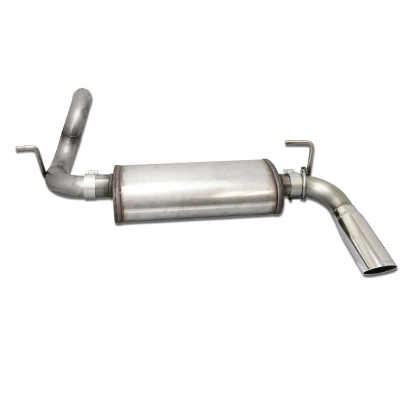 JBA — JBA 18-20 Jeep Wrangler JL 2.0L/3.6L 304SS Single Rear Exit Axle Back Exhaust
Exhaust System - view 2
