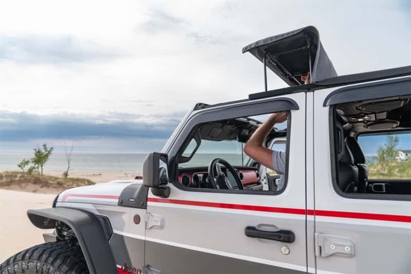Rugged Ridge — Rugged Ridge 20-22 Jeep Gladiator JT Voyager Fastback Soft Top - Black Diamond
OFFROAD_TOPS
Top-Soft - view 6