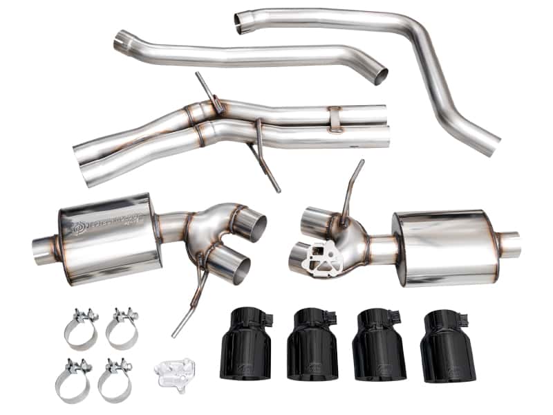 AWE Tuning — AWE Tuning 19-21 Porsche Macan 3.0T/2.9TT Touring Edition Catback Exhaust w/ Diamond Black Tips
Touring Catback - view 8