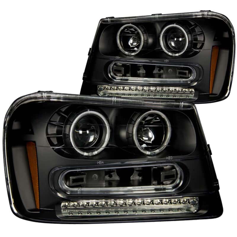 ANZO — ANZO 2002-2009 Chevrolet Trailblazer Projector Headlights w/ Halo Black
Head Light Set
HdLtSet - view 2