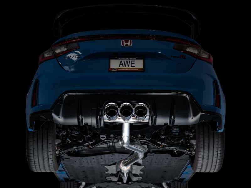 AWE Tuning — AWE Tuning 2023 Honda Civic Type R FL5 Track Edition Exhaust w/ Triple Chrome Silver Tips
Track Exhaust - view 2
