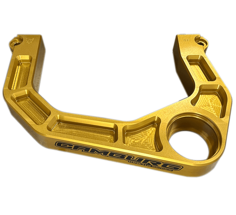 Camburg — Camburg Toyota Tacoma 05-23 / 4-Runner 03-23 / FJ 07-14 KINETIK V2 Billet Uniball Upper Arms (Gold)
Control Arm Kit - view 2