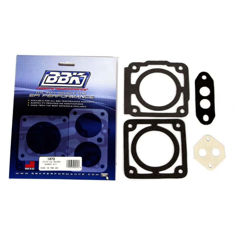 BBK — BBK 86-93 Mustang 5.0 65 70mm Throttle Body Gasket Kit
Throttle Body Gasket
TB Gasket - view 2