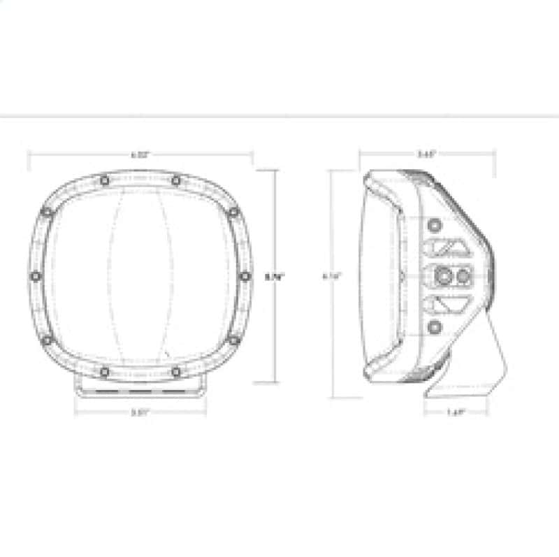 Rigid Industries — Rigid Industries Adapt XP w/ Amber PRO Lens (Pair)
ADAPT XP AMB/2 - view 4