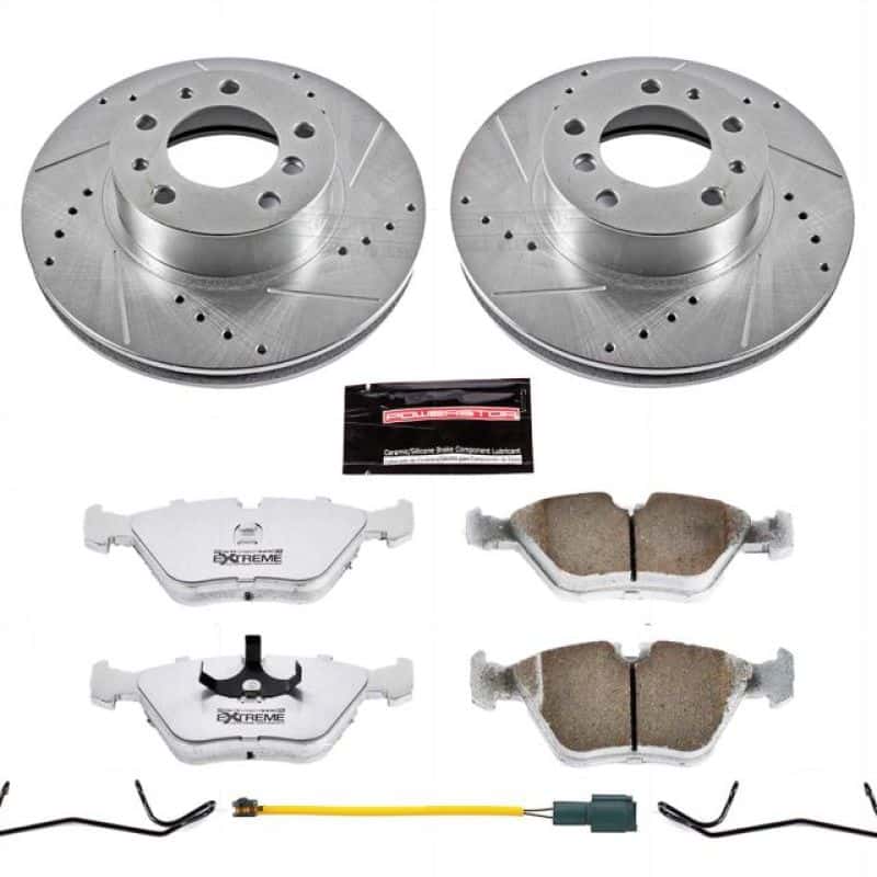 PowerStop — Power Stop 87-89 BMW 735i Front Z26 Street Warrior Brake Kit - view 1