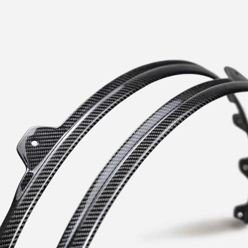 Anderson Composites — Anderson Composites 21-22 Ford Mustang Mach 1 Carbon Fiber Front Fender Extension - view 3