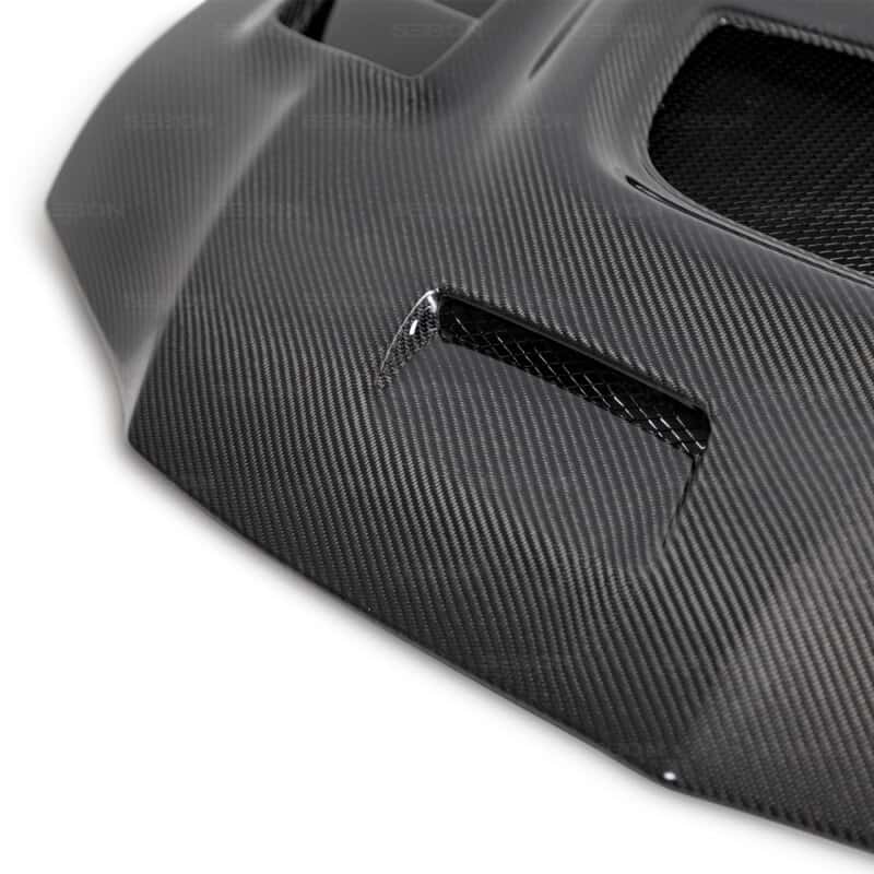 Seibon — Seibon 03-07 Mitsubishi Evo 8 & 9 CW Carbon Fiber Hood - view 9