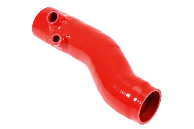 Perrin Performance — PERRIN 22-24 Subaru WRX / 20-25 LGT & OBXT Turbo Inlet Hose w/Turbo Adapter Flange (Long) - Red - view 5