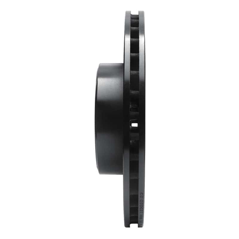 R1 Concepts — R1 71-97 Jaguar XJ12 Front Right Drilled & Slotted Black Brake Rotor
R1 Brake Rotor Drill - view 3