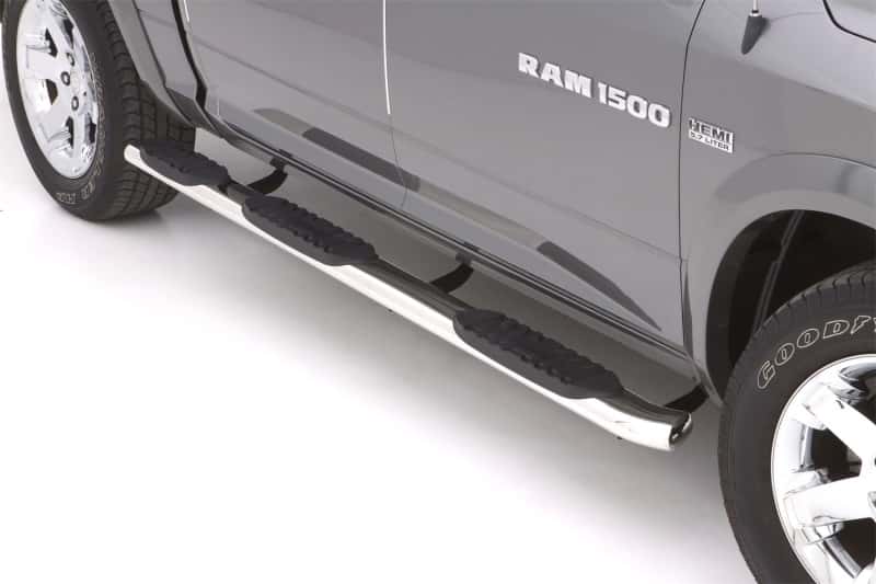 LUND — Lund 09-17 Dodge Ram 1500 Crew Cab (5.5ft. Bed) 5in. Oval WTW SS Nerf Bars - Polished
5 In OVAL WTW STAINL
Nerf/StepBarWTW - view 4