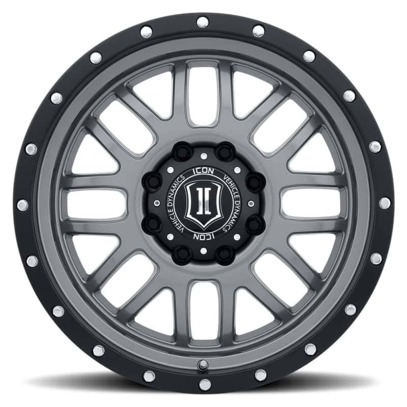 ICON — ICON Alpha 20x9 8x170 0mm Offset 5in BS 125.2mm Bore Gun Metal Wheel
ALPHA WHEEL - view 3