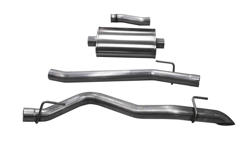 CORSA Performance — Corsa 2020-2025 Jeep Gladiator JT 3.0in Cat-Back Single Side Exit w/ Turn Down Tip
Exhaust - view 2