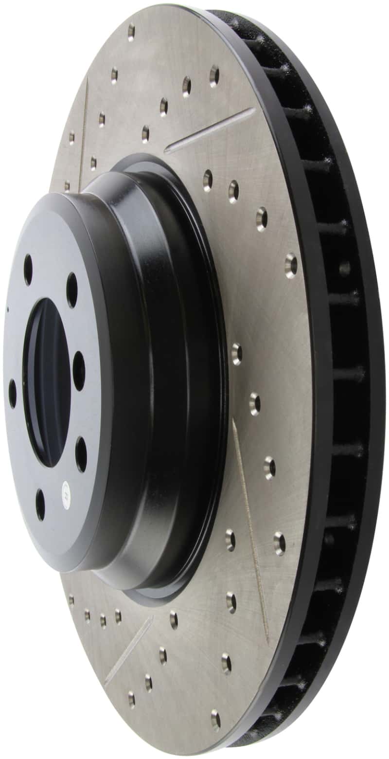 Stoptech — StopTech 07-09 BMW 335 (E90/E92/E93) Slotted & Drilled Right Front Rotor
Slot/Drill Rotor - view 4