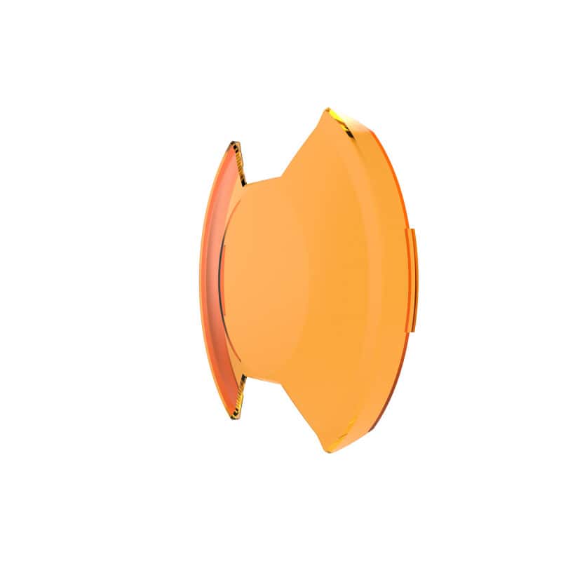 KC HiLiTES — KC HiLiTES SlimLite 8in. LED Light Shield (Shield Only) - Amber - view 13