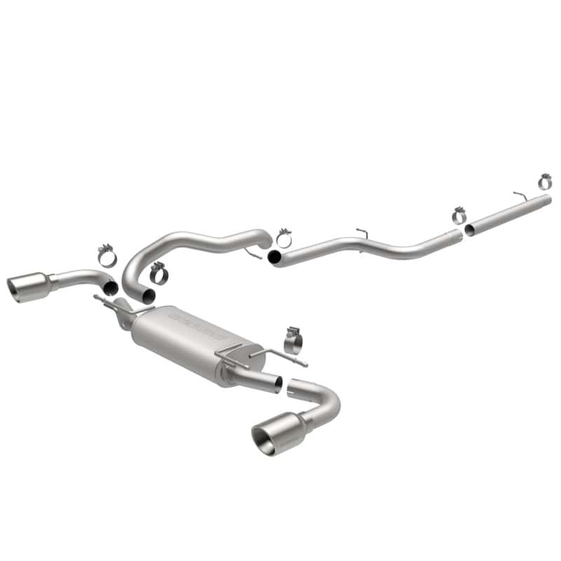 Magnaflow — MagnaFlow 10-12 Mazda 3 L4 2.5L Hatchback Split Rear Exit Stainless Cat Back Performance Exhaust
Cat-Back - view 1