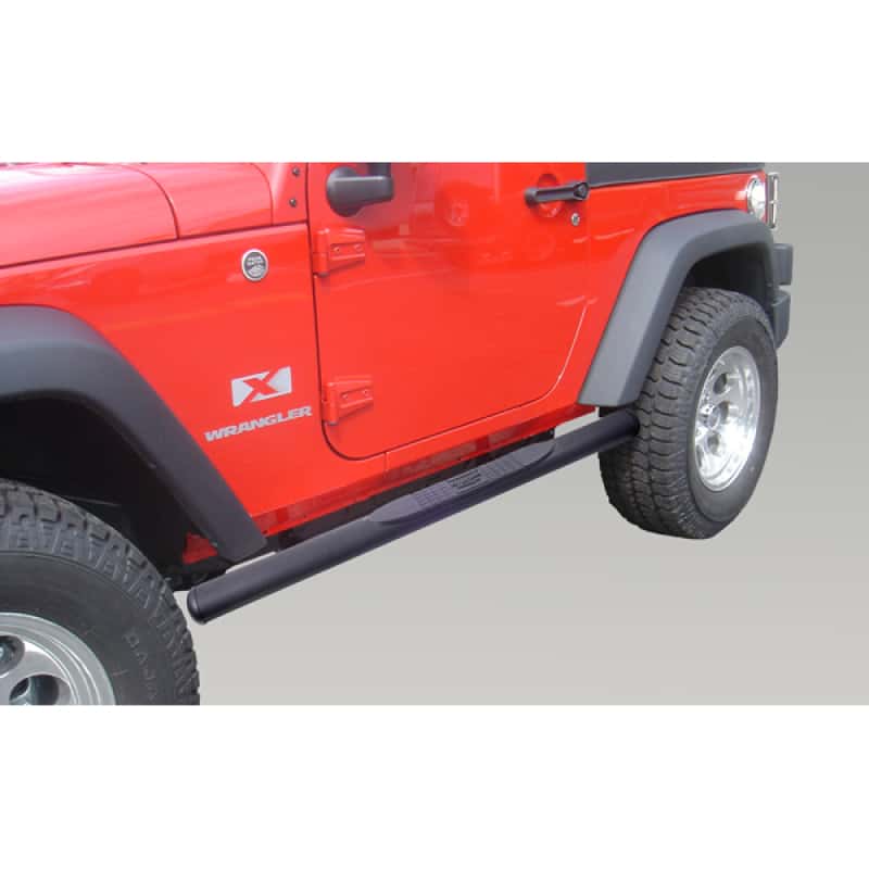 Rugged Ridge — Rugged Ridge 4 1/4-In Oval Side Step Black 07-18 Jeep Wrangler JK
OFFROAD_STEPSSLIDERS
Nerf/Step Bar - view 2