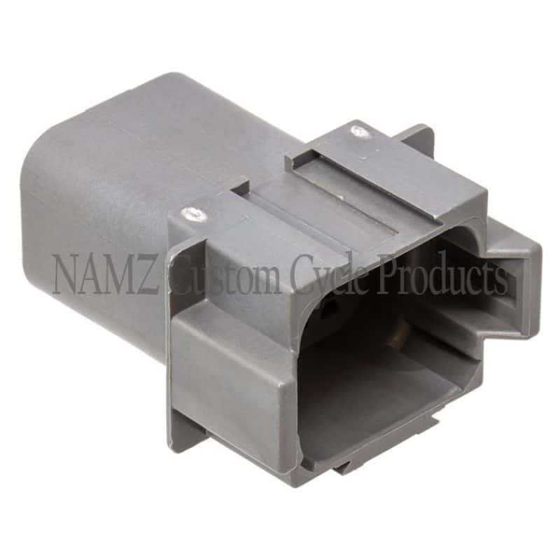 NAMZ — NAMZ Deutsch DT Series 8-Wire Receptacle & Wedgelock - Gray (HD 72128-94GY) - view 1
