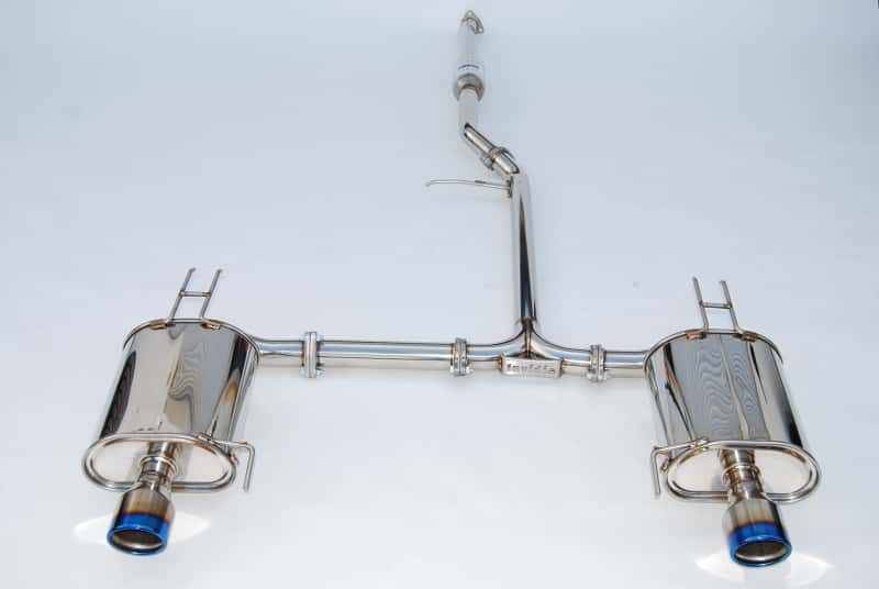 Invidia — Invidia 04-08 Acura TSX Q300 Rolled Titanium Tip Cat-Back Exhaust - view 2